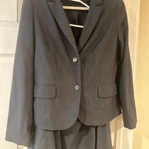 Calvin Klein two piece suit, super cute! Blazer is size 12, skirt is size 10.